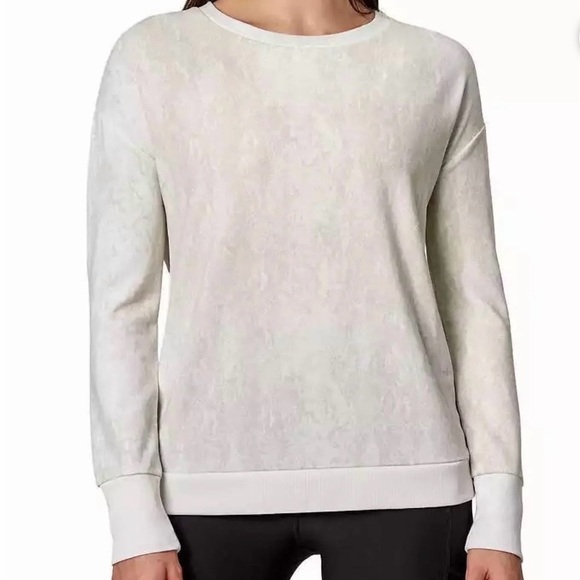 Mondetta Tops - Mondetta Ladies Lightweight Printed Top Oyster Mushroom in XS